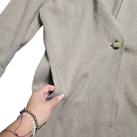 Kathryn McCarron Oversized Power Blazer in Camel Size: S - Picture 4 of 5